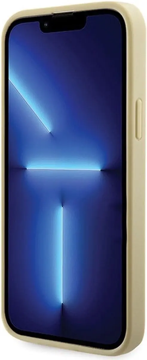 Guess Goud Hoesje iPhone 14 Plus - Rhinestones