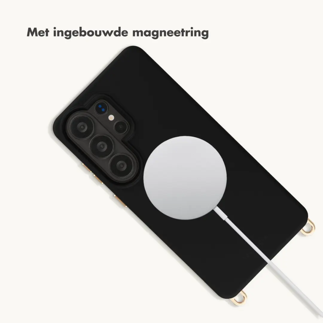 Selencia Hoesje Samsung Galaxy S26 Ultra Velvet Black - MagSafe - afbeelding 6 van 6