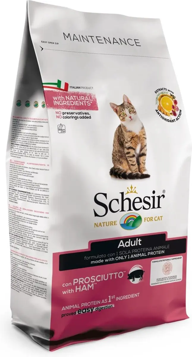 Schesir Kat Dry Maintenance Ham 1,5 kg