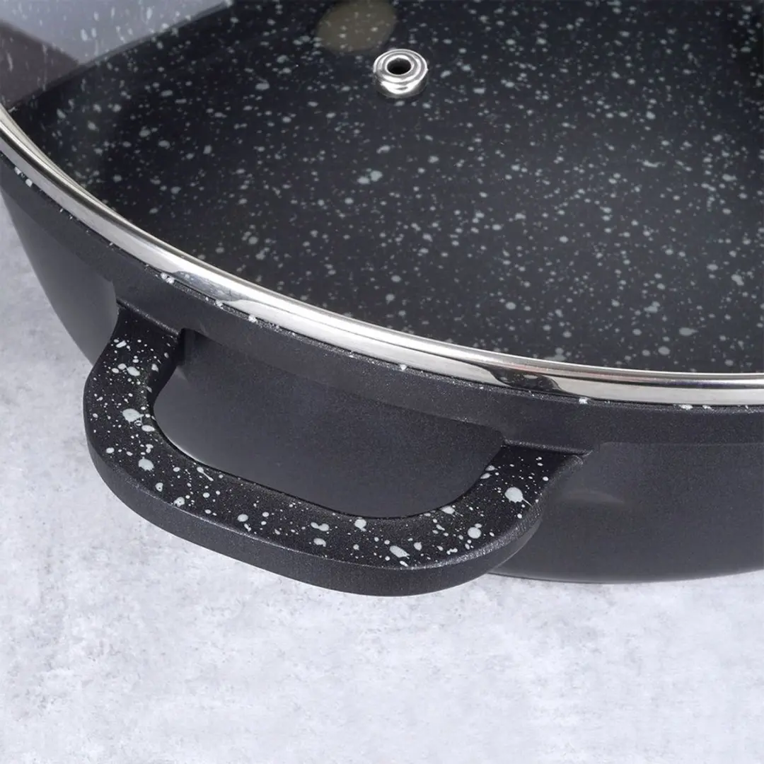 Orion GRANDE Serie Granieten Pan 28cm - Zwart