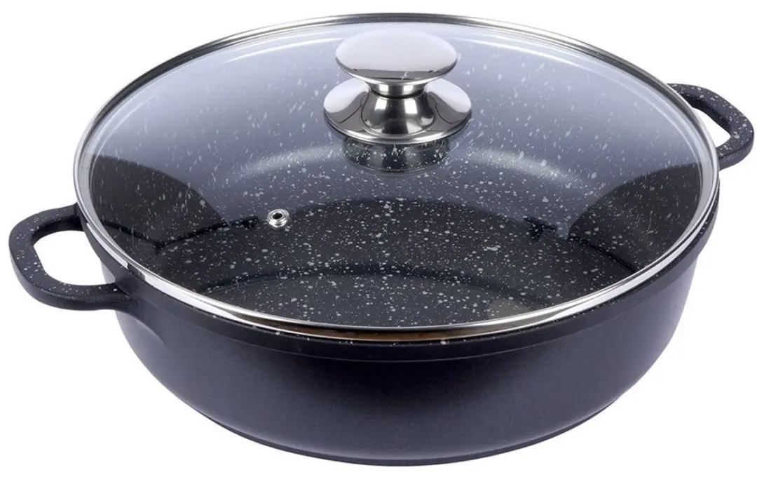 Orion GRANDE Serie Granieten Pan 28cm - Zwart