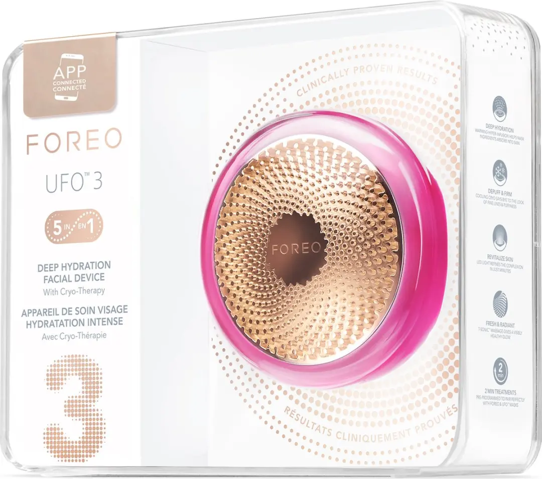 FOREO UFO 3 F1528 Gezichtsbehandelingsapparaat - Fuchsia