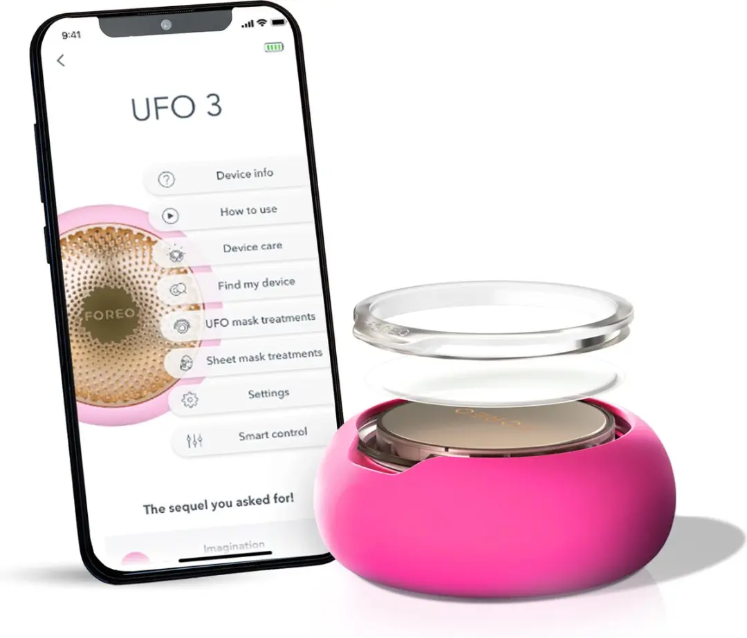 FOREO UFO 3 F1528 Gezichtsbehandelingsapparaat - Fuchsia