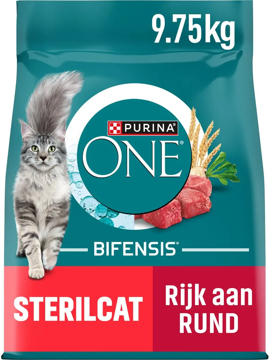 Purina ONE Sterilcat Droogvoer Rund & Tarwe 9,75 kg