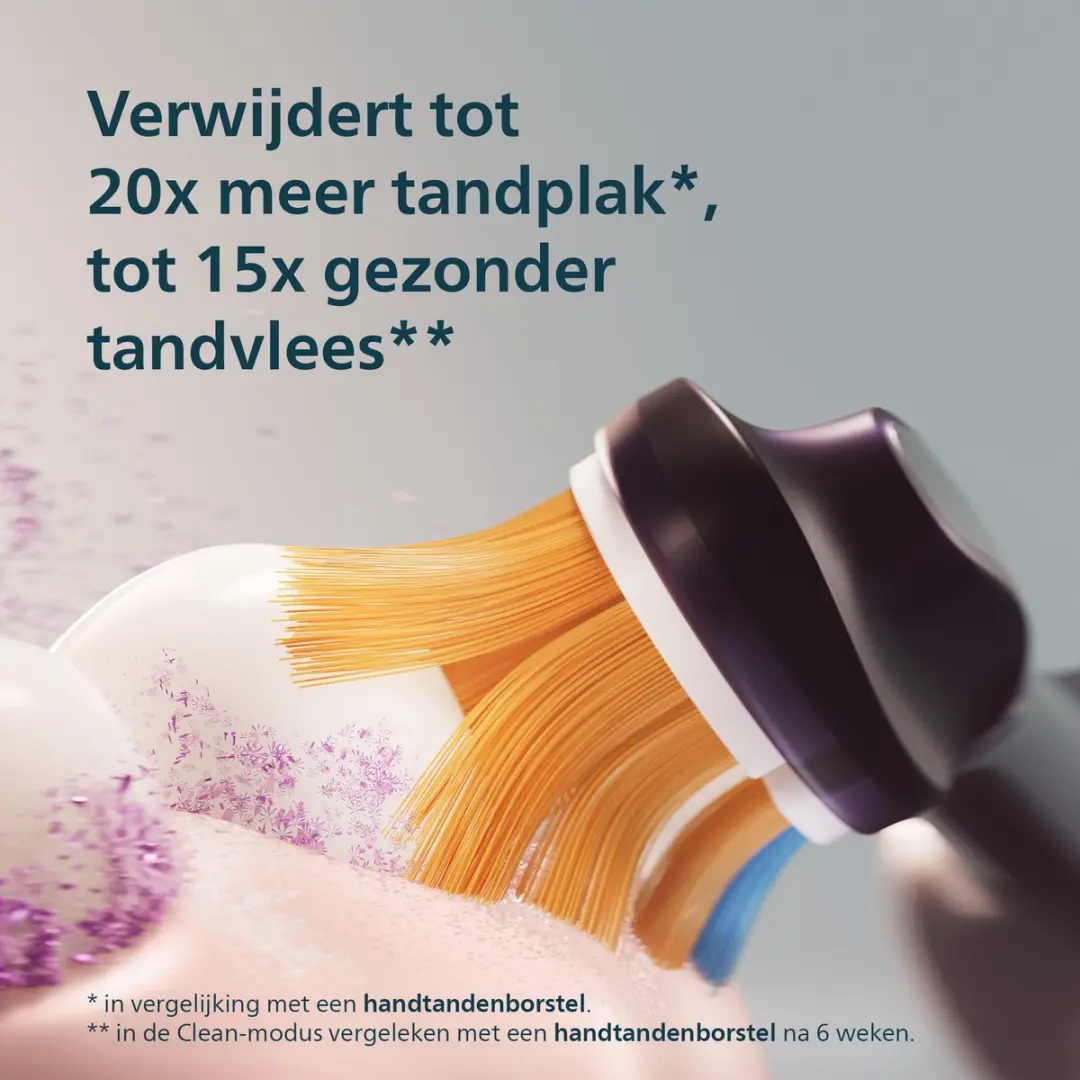 Philips Sonicare DiamondClean 8000 HX8311/13 Elektrische Tandenborstel - Blauw - afbeelding 6 van 6