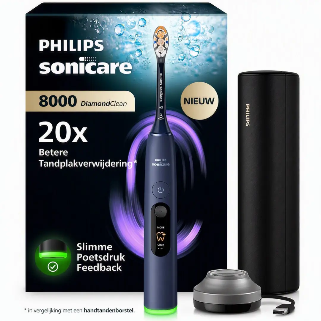 Philips Sonicare DiamondClean 8000 HX8311/13 Elektrische Tandenborstel