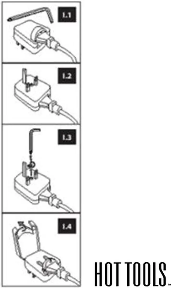Hot Tools Curl Bar 25mm - Zwart