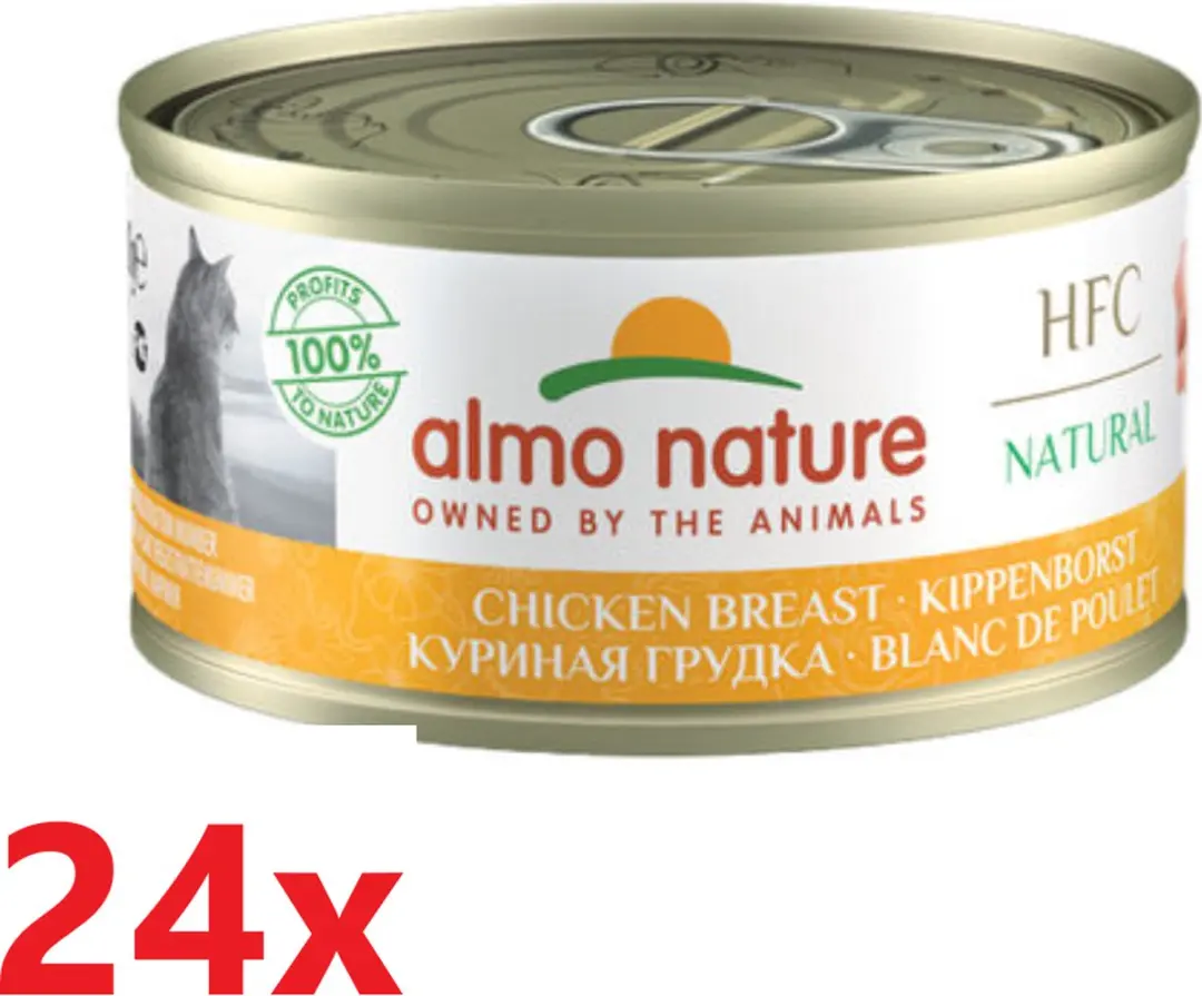 Almo Nature HFC Hondenvoer Kippenboutvlees 24x95g
