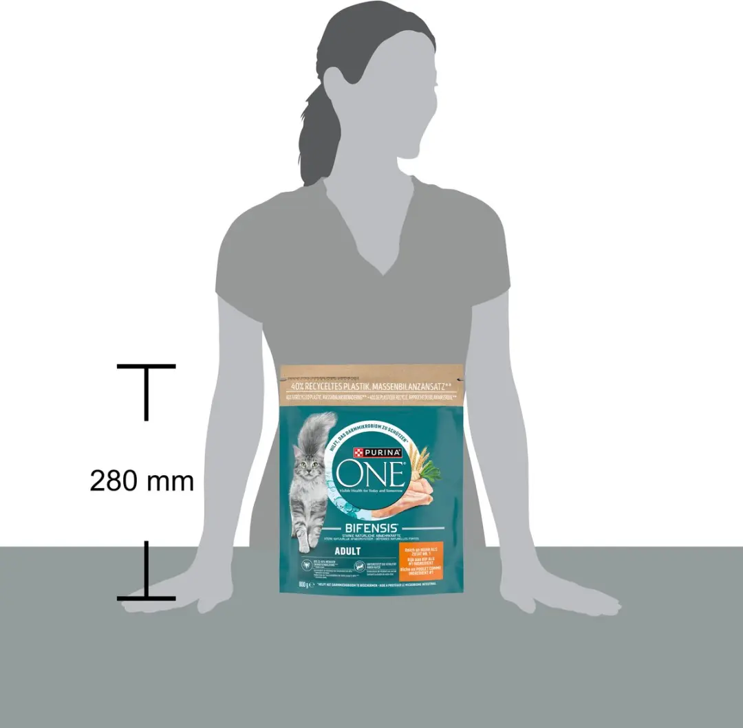 Purina ONE Adult Kattenbrokjes Kip & Volkoren 3,2kg