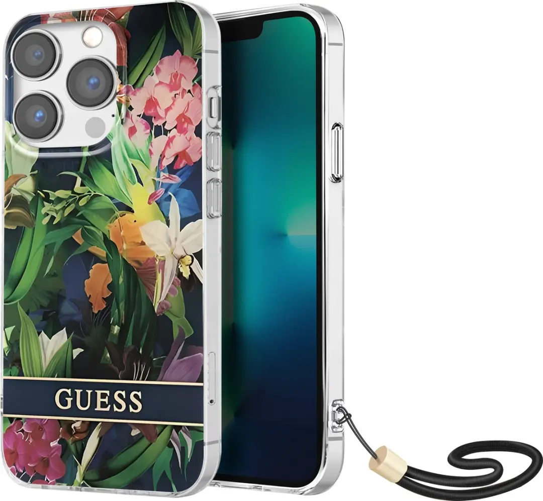 GUESS Hoesje iPhone 13 Pro - Groen - 3666339040451