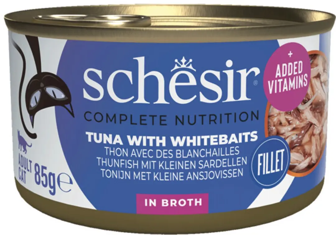 Schesir Complete & Balanced Tonijn & Witvis Kattenvoer