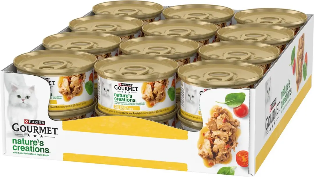 Gourmet Nature's Creations Natvoer Kip - 24x85g - afbeelding 6 van 6