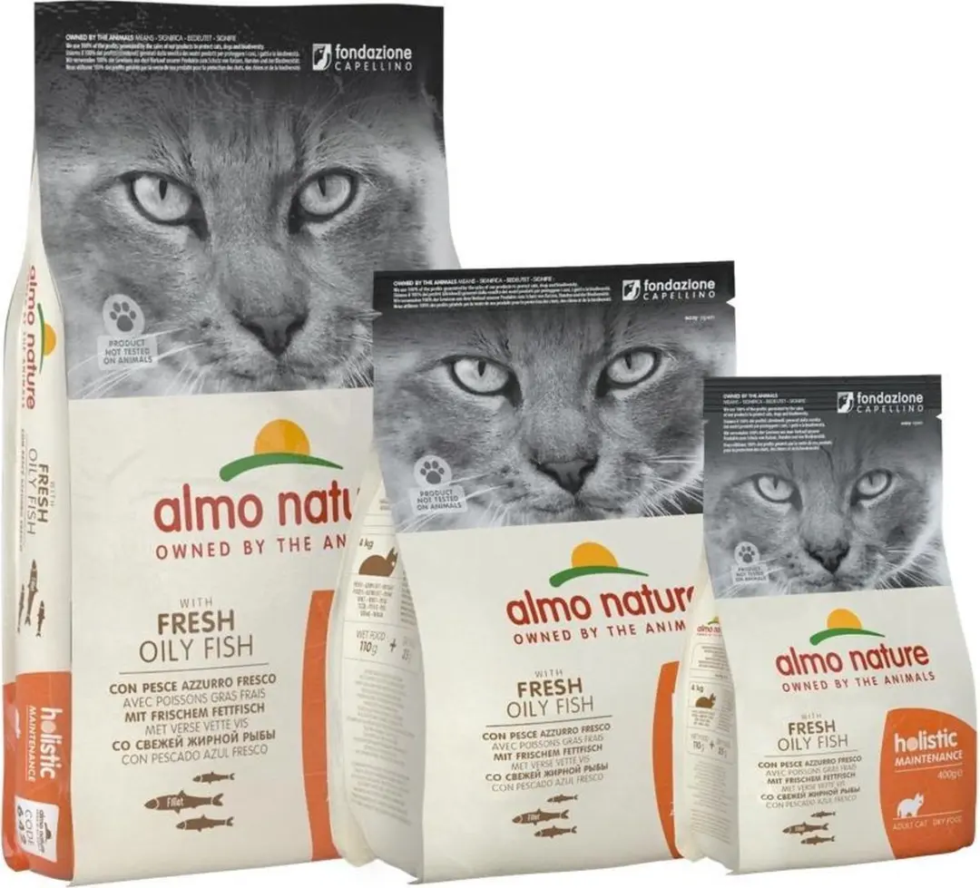 Almo Nature Holistic Witvis & Rijst Kattenvoer 12kg