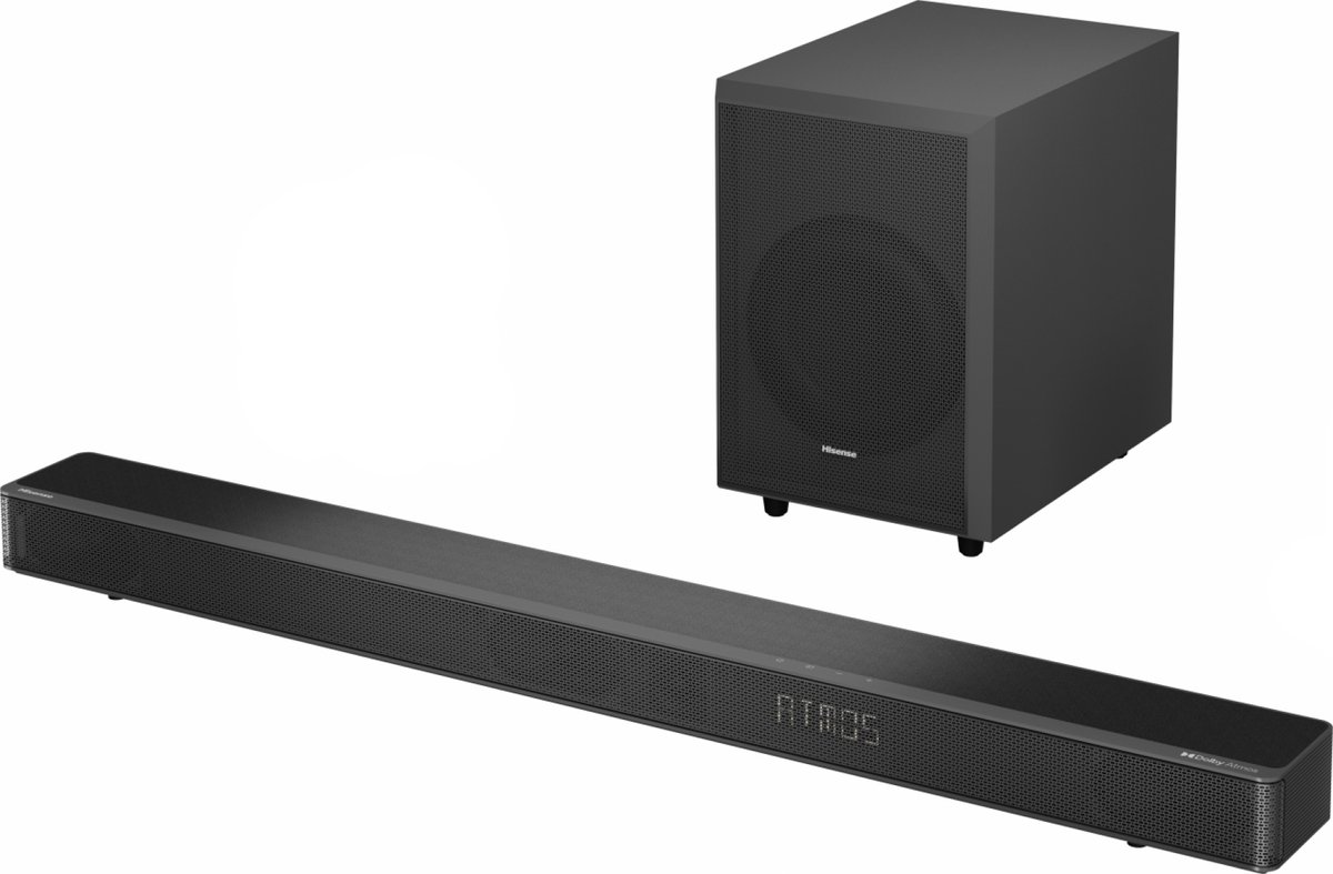 Hisense AX3120G soundbar luidspreker Zwart 3.1.2 kanalen 360 W