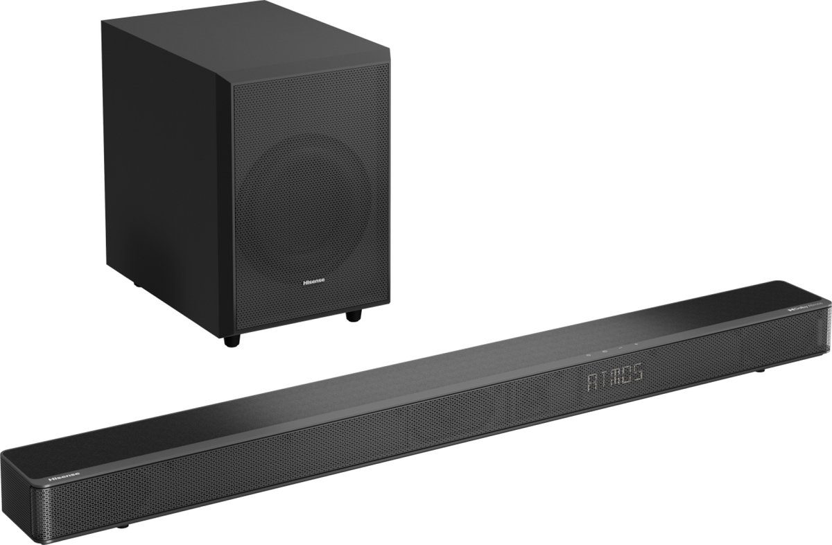 Hisense AX3120G soundbar luidspreker Zwart 3.1.2 kanalen 360 W