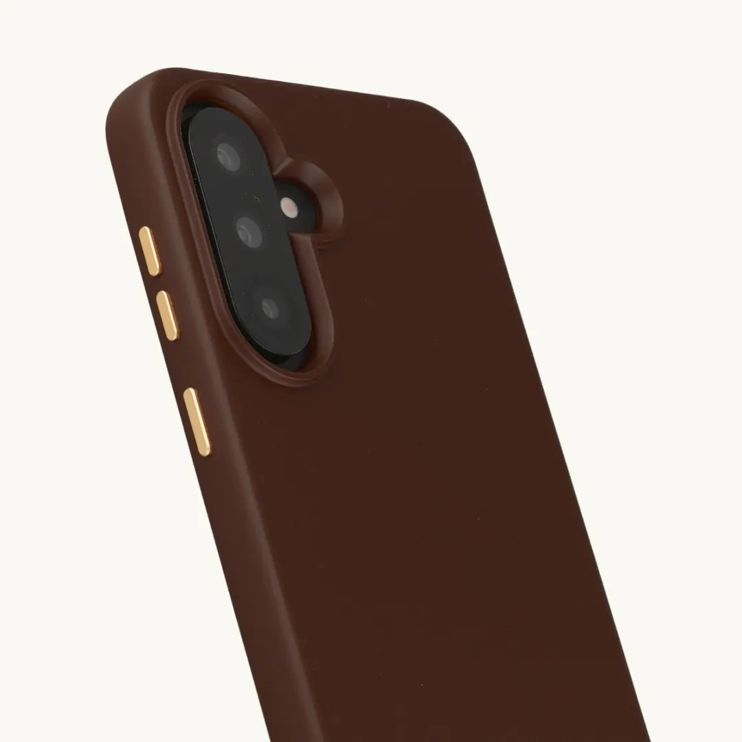 Selencia Hoesje Samsung Galaxy A37 - Choco Brown - MagSafe