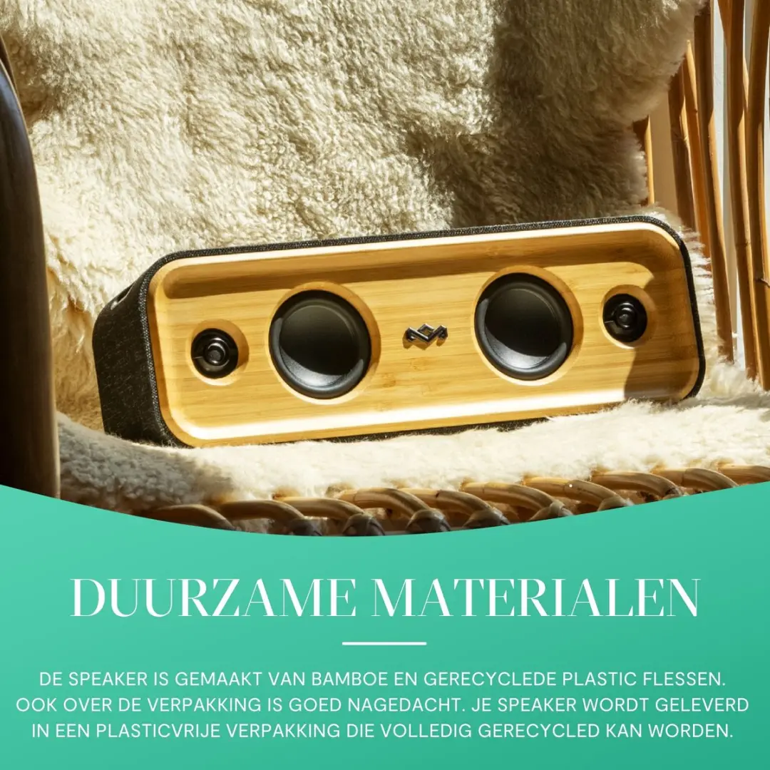 House of Marley Get Together 2 EM-JA030 Bluetooth Speaker - 40W - Zwart