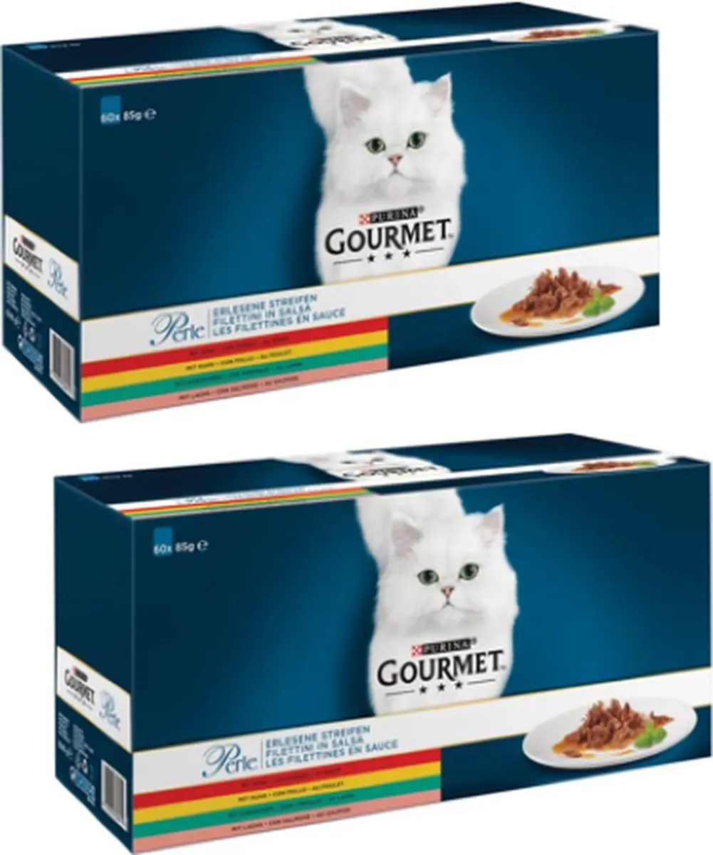 Gourmet Perle Mini Filets in Saus Kattenvoer