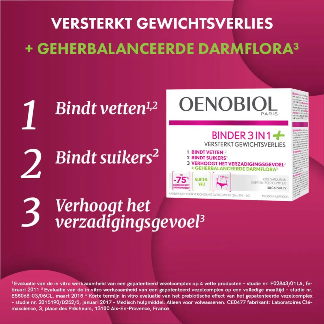 Oenobiol Snoepremmer Afslankpillen 50 Gummies