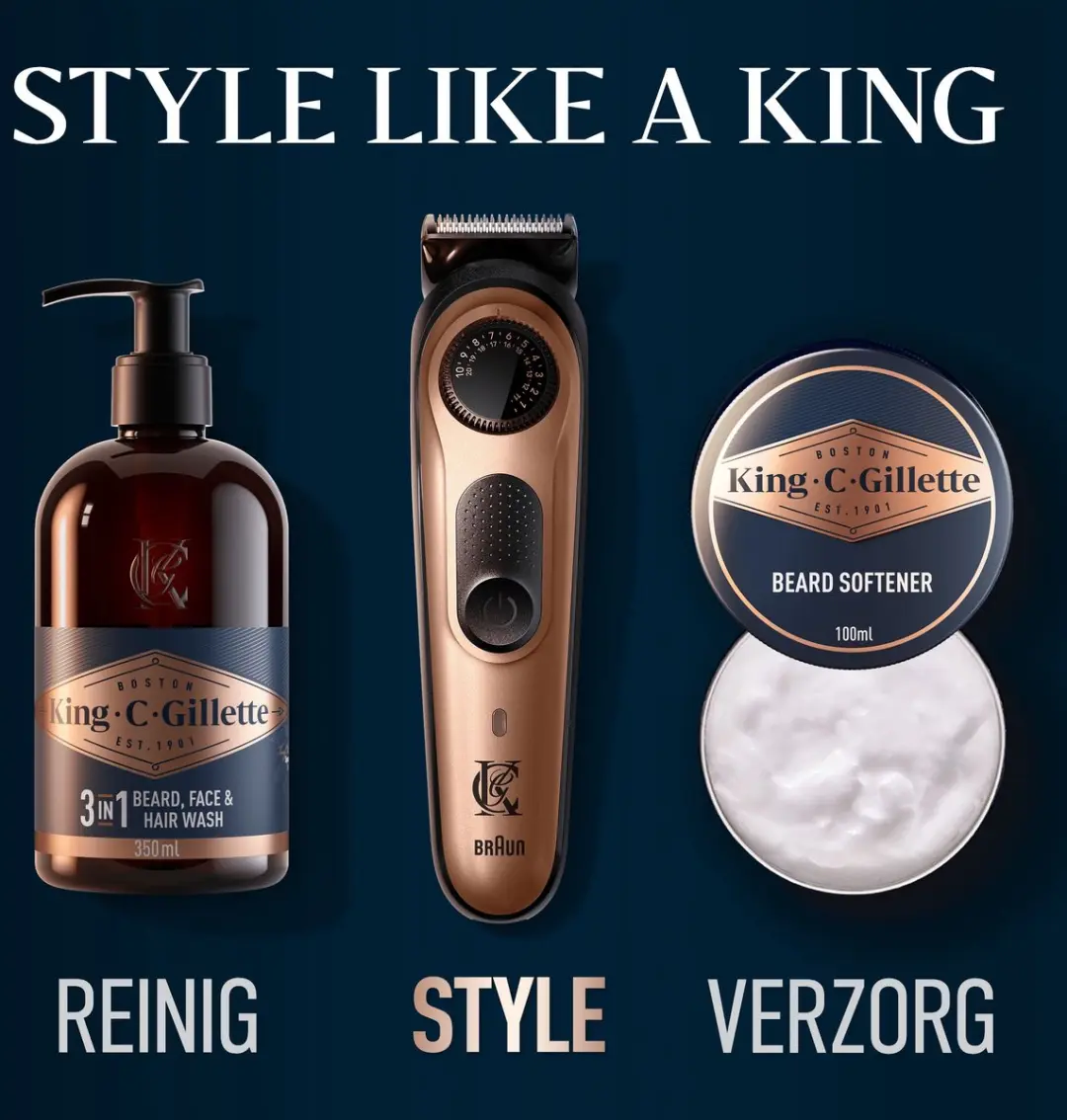 King C. Gillette PRO Baardtrimmer 80754737 - Brons - afbeelding 6 van 6