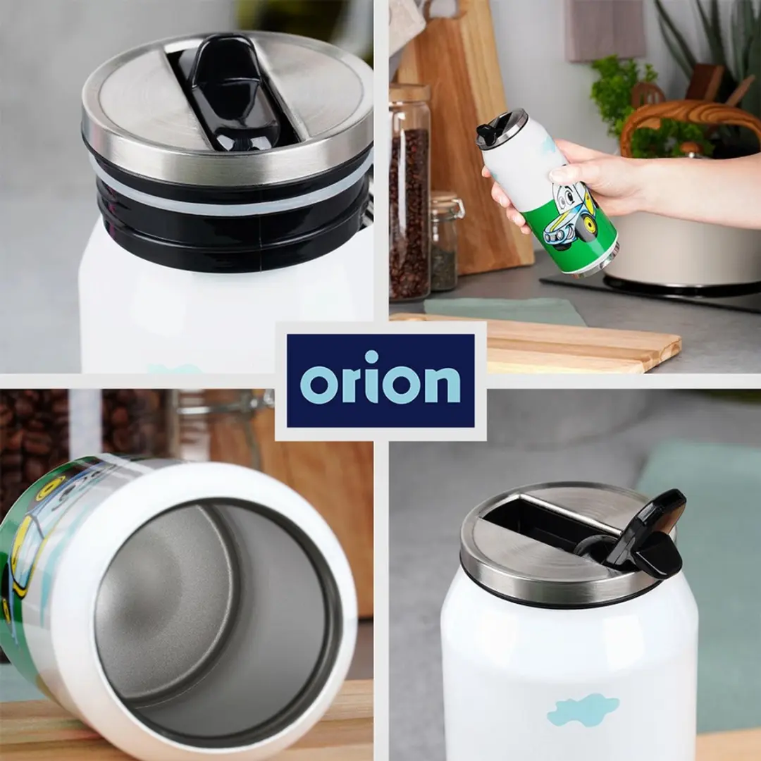 Orion Thermosbeker Blik 0.4L - RVS - Multicolor - afbeelding 6 van 6