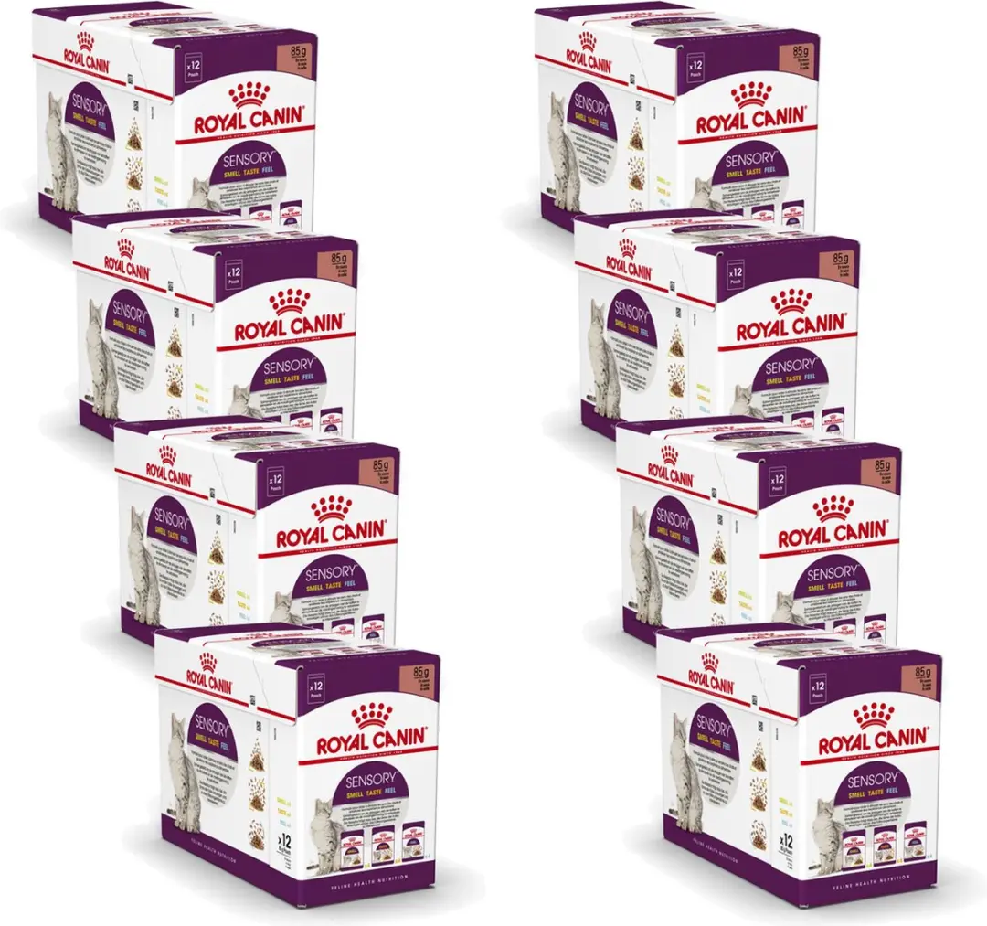 Royal Canin Sensory Mix Kattenvoer - 96 Stuks (8x12x85g)