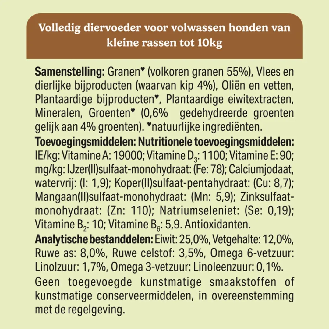 Bonzo Mini Menu Hondenvoer Kip 1.5kg