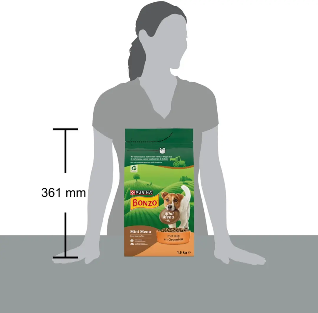 Bonzo Mini Menu Hondenvoer Kip 1.5kg