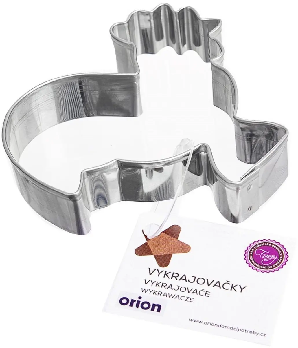 Orion Roestvrijstalen Koekjesuitsteker Kogut 6,5 cm - Zilver