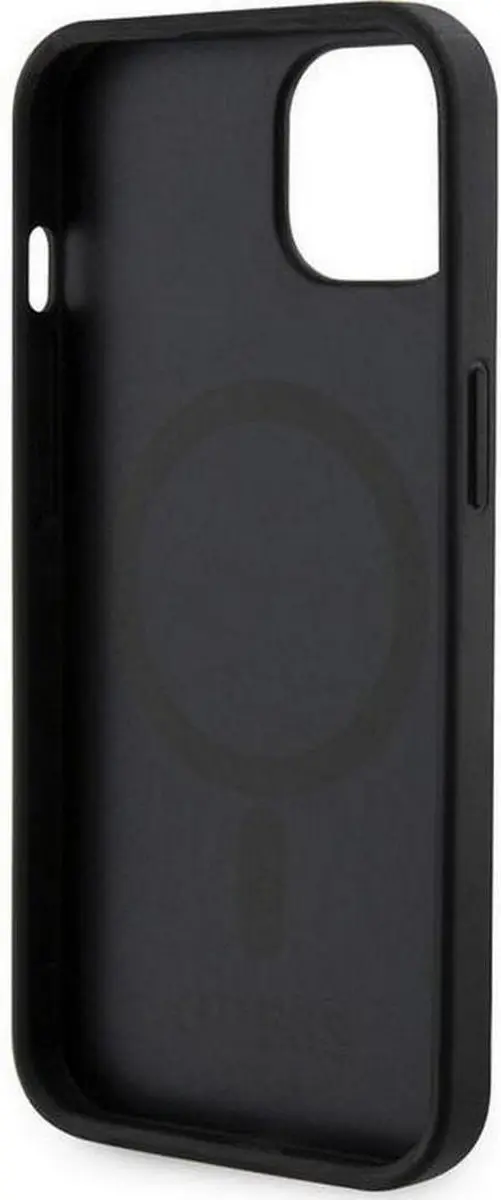 Guess G-Cube Back Case MagSafe - iPhone 14 Zwart