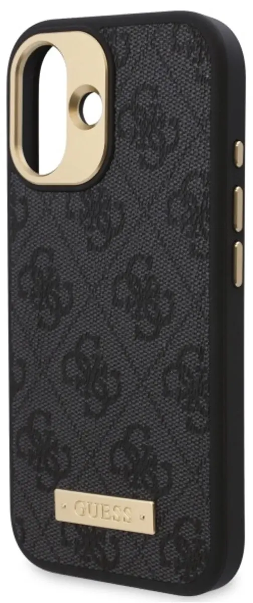 GUESS iPhone 16 Hoesje MagSafe - Zwart