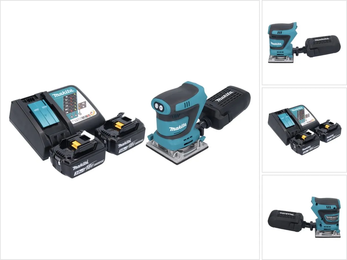 Makita DBO 484 RF Excentrische Schuurmachine 18V