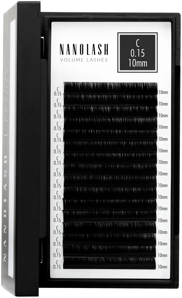 Nanolash Volume Lashes Nepwimpers 16 Stuks - 0.15C 10mm Multicolor