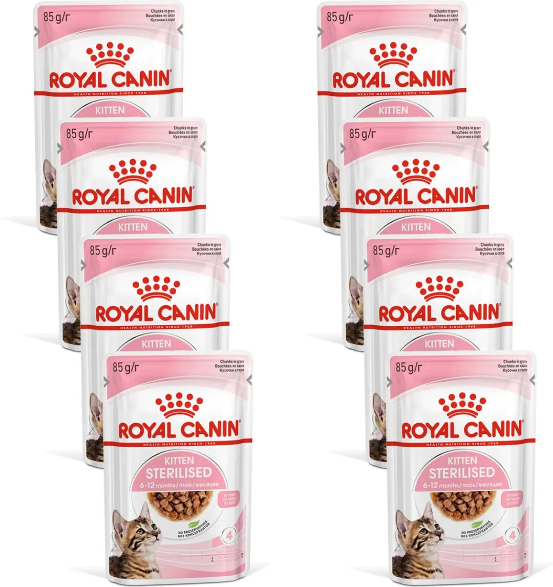 Royal Canin Kitten Sterilised Gravy - 8x85g