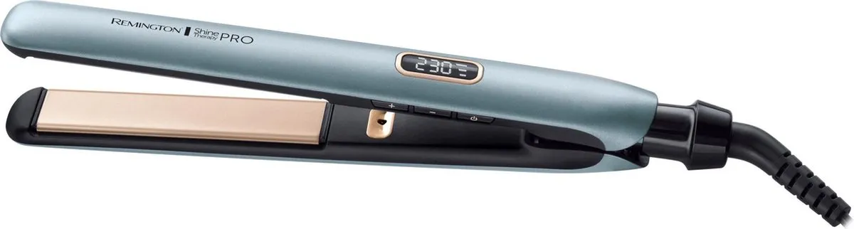 Remington Shine Therapy Pro S9300 Stijltang - 9 standen - Blauw