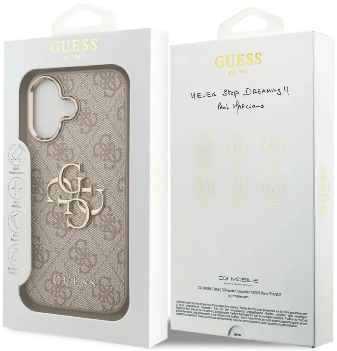 GUESS iPhone 17 Back Cover - Roze - 13784