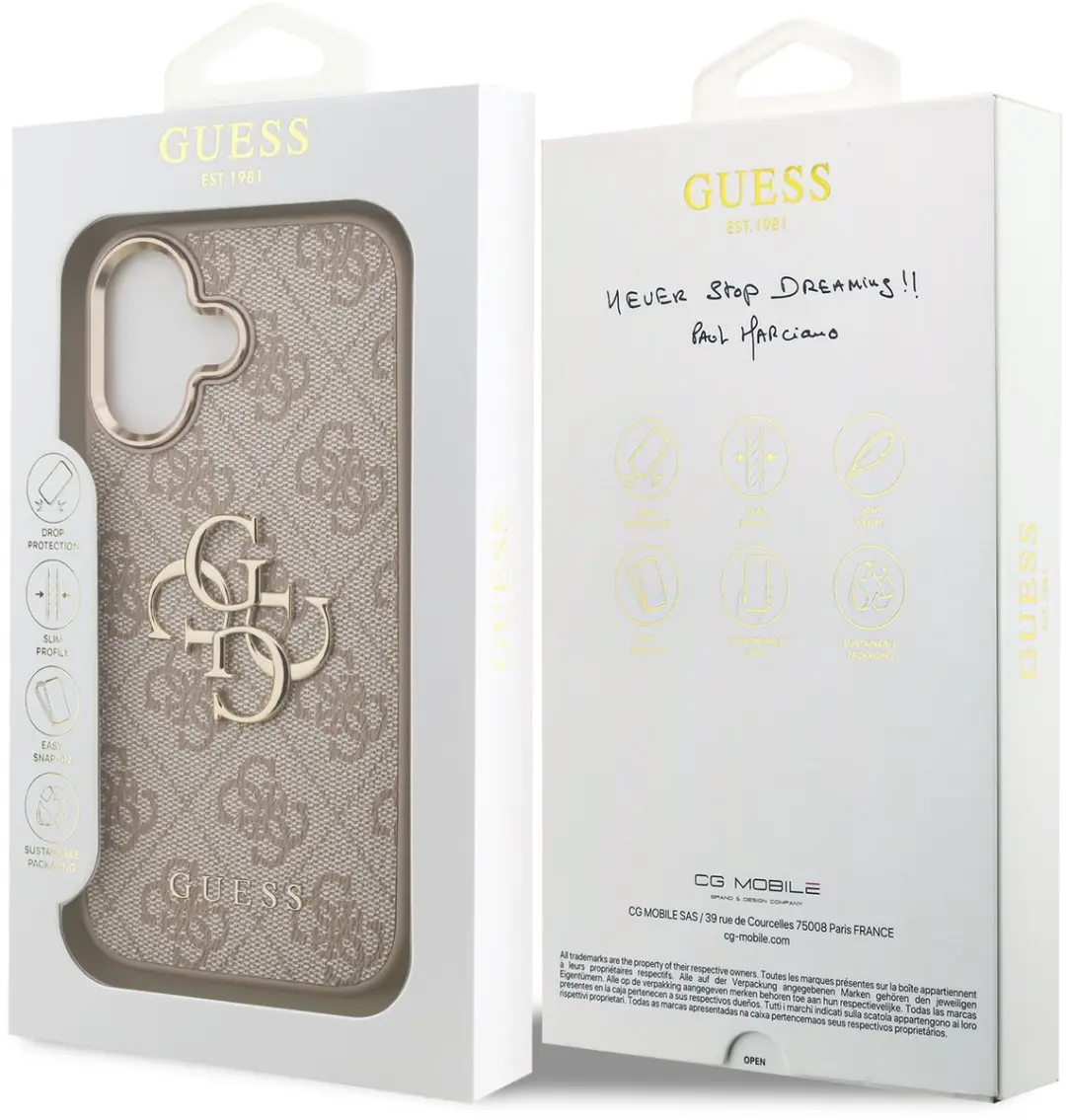 GUESS iPhone 17 Back Cover - Roze - 13784