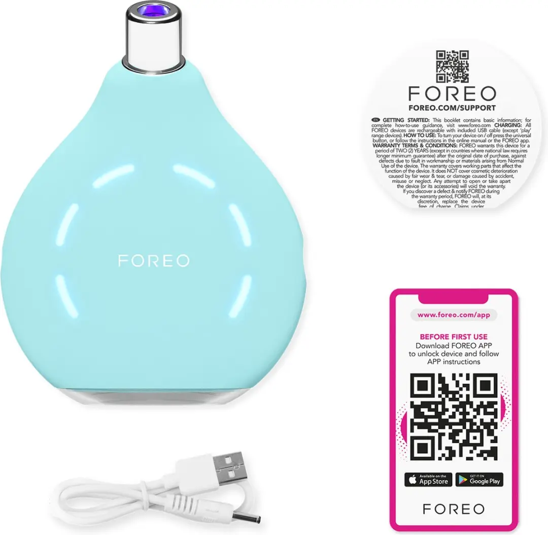 FOREO KIWI F1948 Poriënreiniger - 6 Snelheden - Turkoois