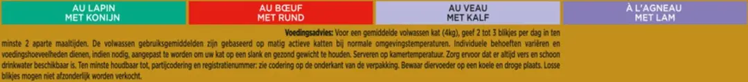Gourmet Gold Mousse Rund/Konijn/Kalf/Lam 24x85g