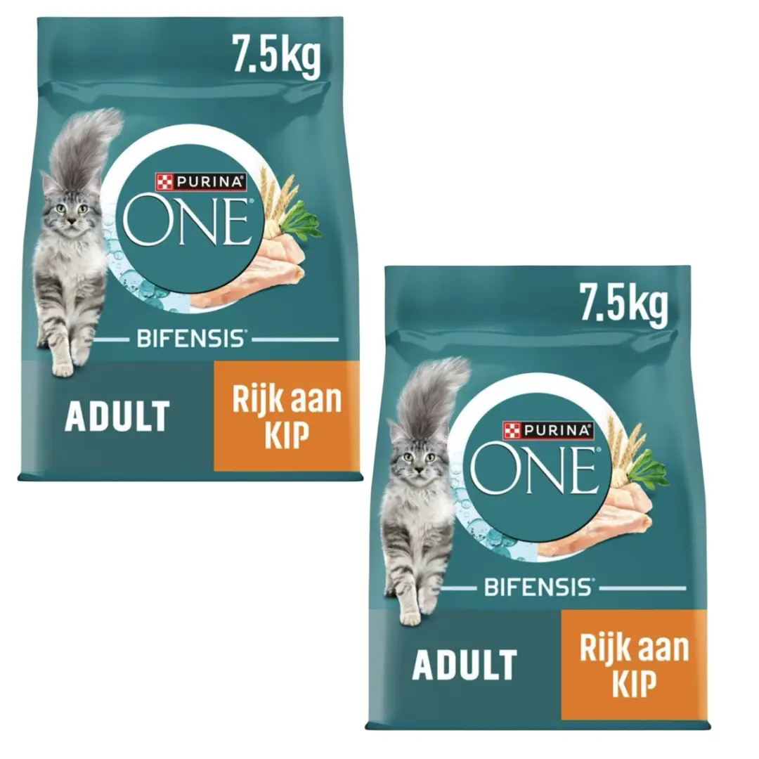 Purina ONE Adult Kip Volkoren Granen Kattenvoer