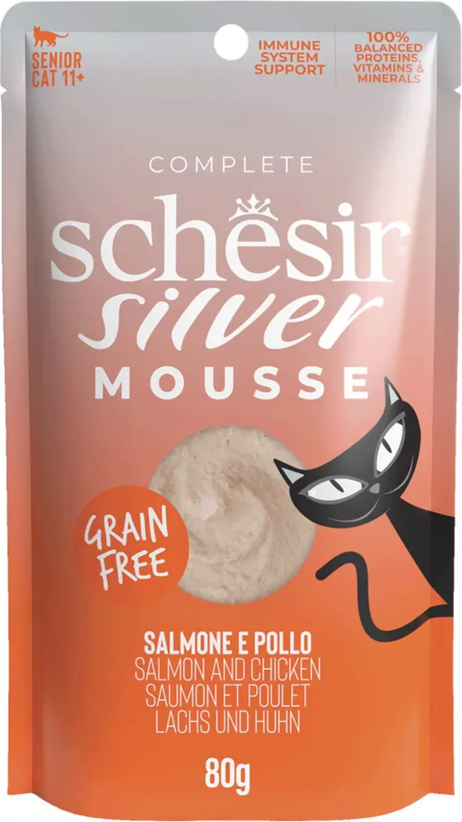 Schesir Silver Kat Mousse Zalm