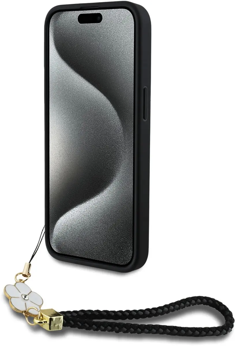 GUESS Telefoonhoesje iPhone 15 Pro Max - Zwart