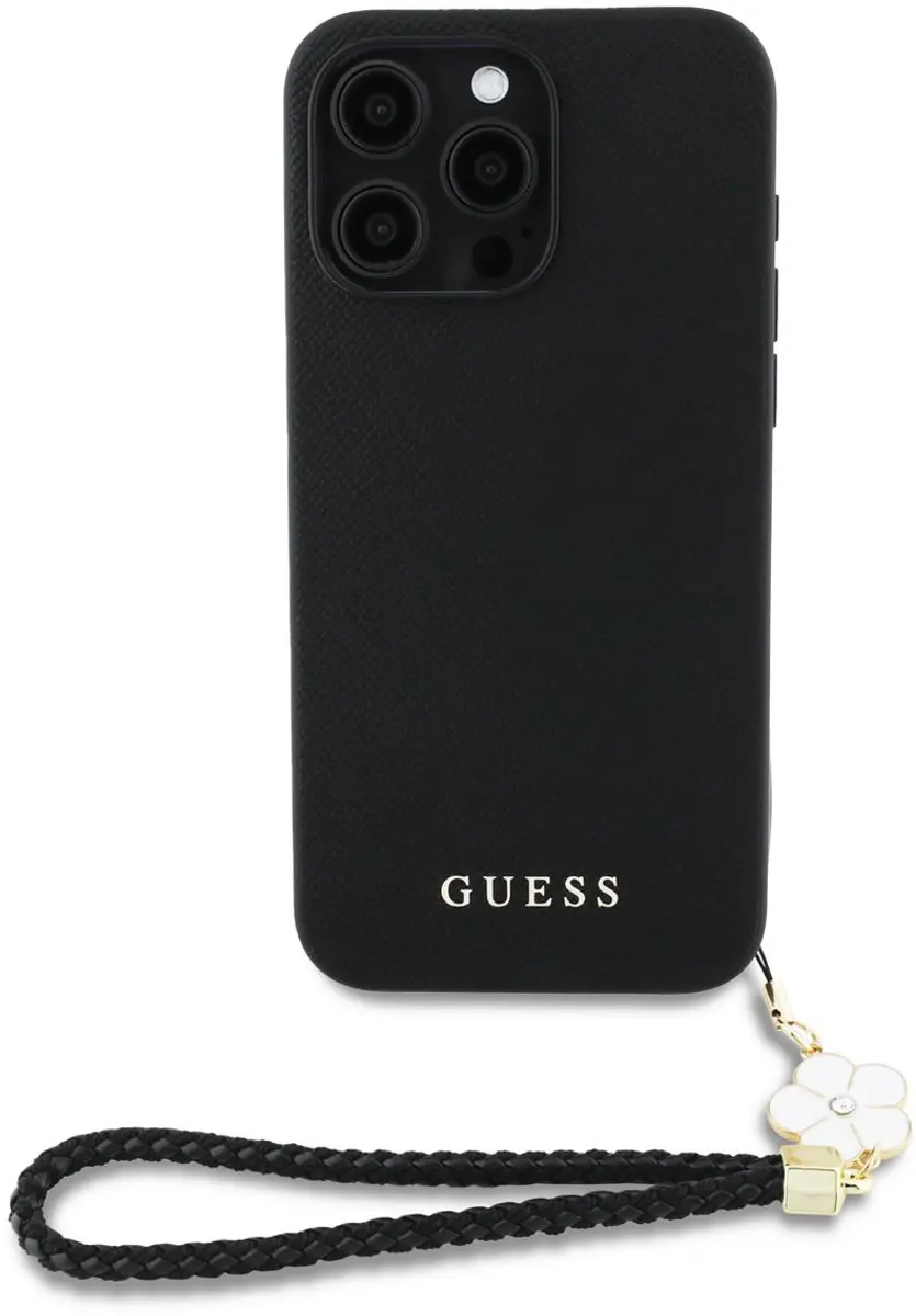 GUESS Telefoonhoesje iPhone 15 Pro Max - Zwart
