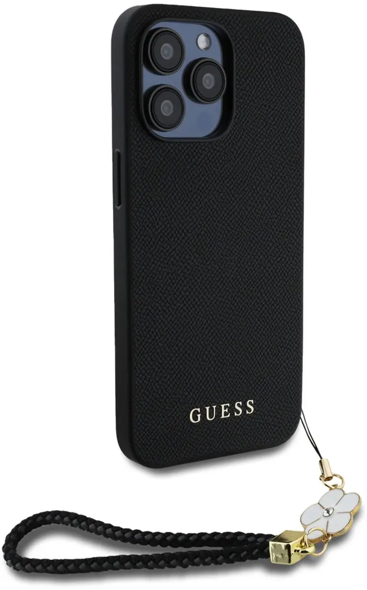 GUESS Telefoonhoesje iPhone 15 Pro Max - Zwart