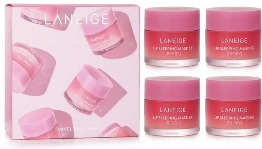Laneige Lip Sleeping Mask EX Berry Travel Exclusive Set - 4x20g