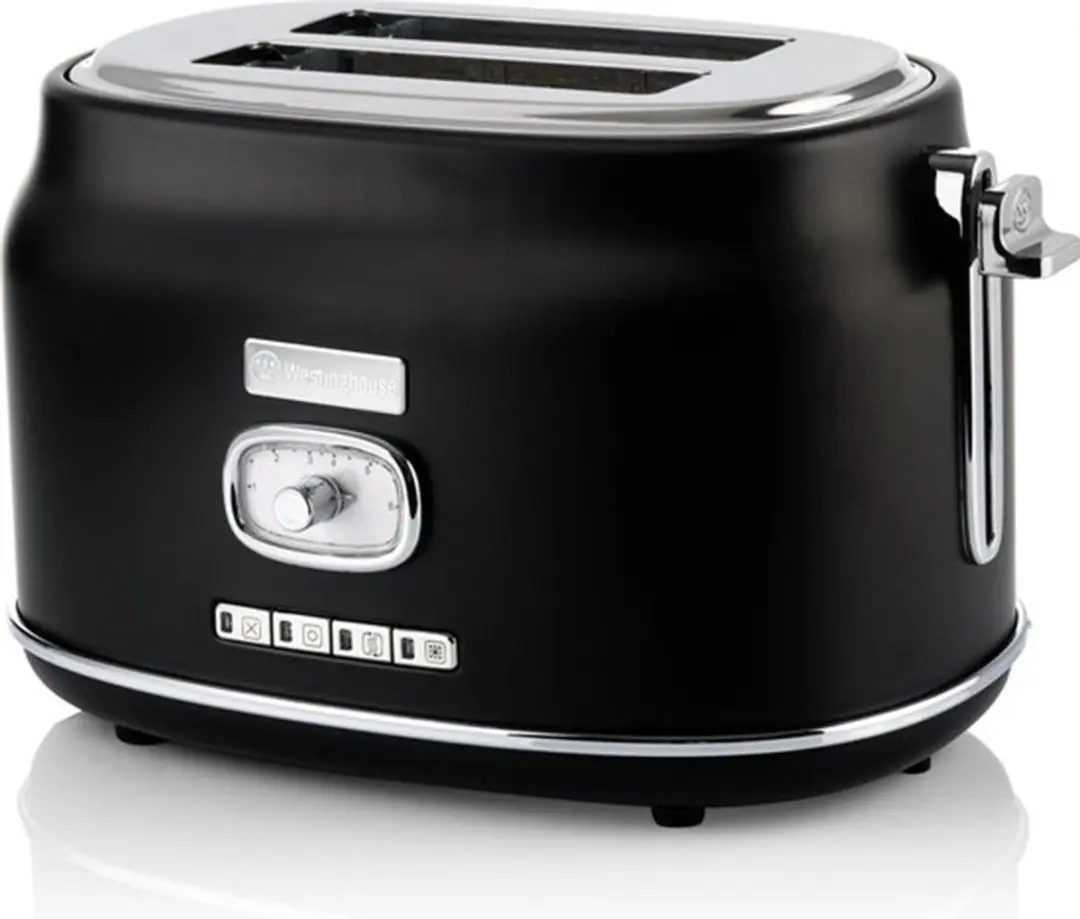 Westinghouse WKTTB857BK Retro Broodrooster 2 Sneden