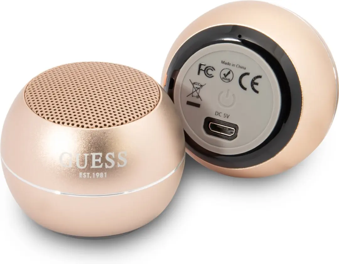 GUESS Mini Bluetooth Speaker - Goud