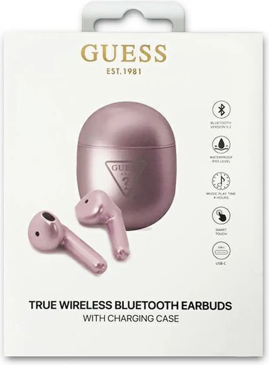 GUESS True Wireless T82 Oordopjes - Paars