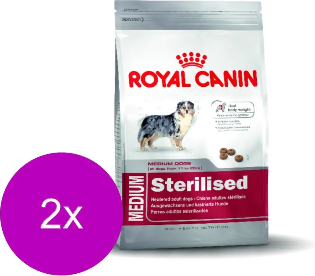 Royal Canin Sterilised Medium Hondenvoer - 2x3kg