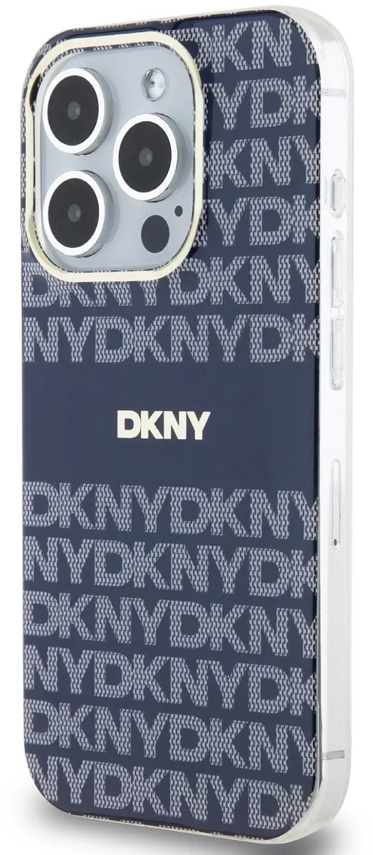 DKNY iPhone 13 Pro Hoesje MagSafe Blauw - DKHMP13LHRHSEB